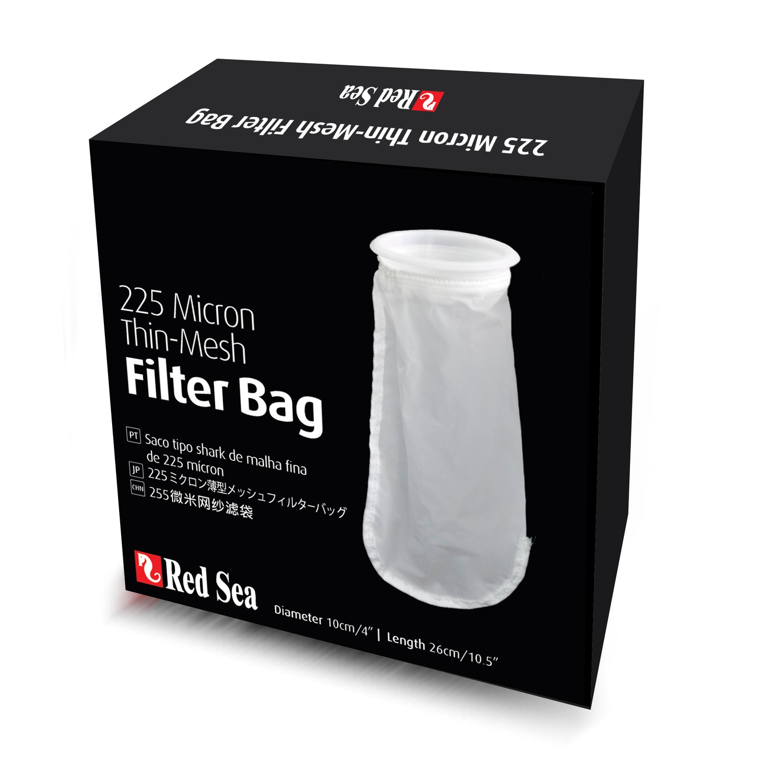 225 micron Thin-mesh filter bag - 4"x10.5"