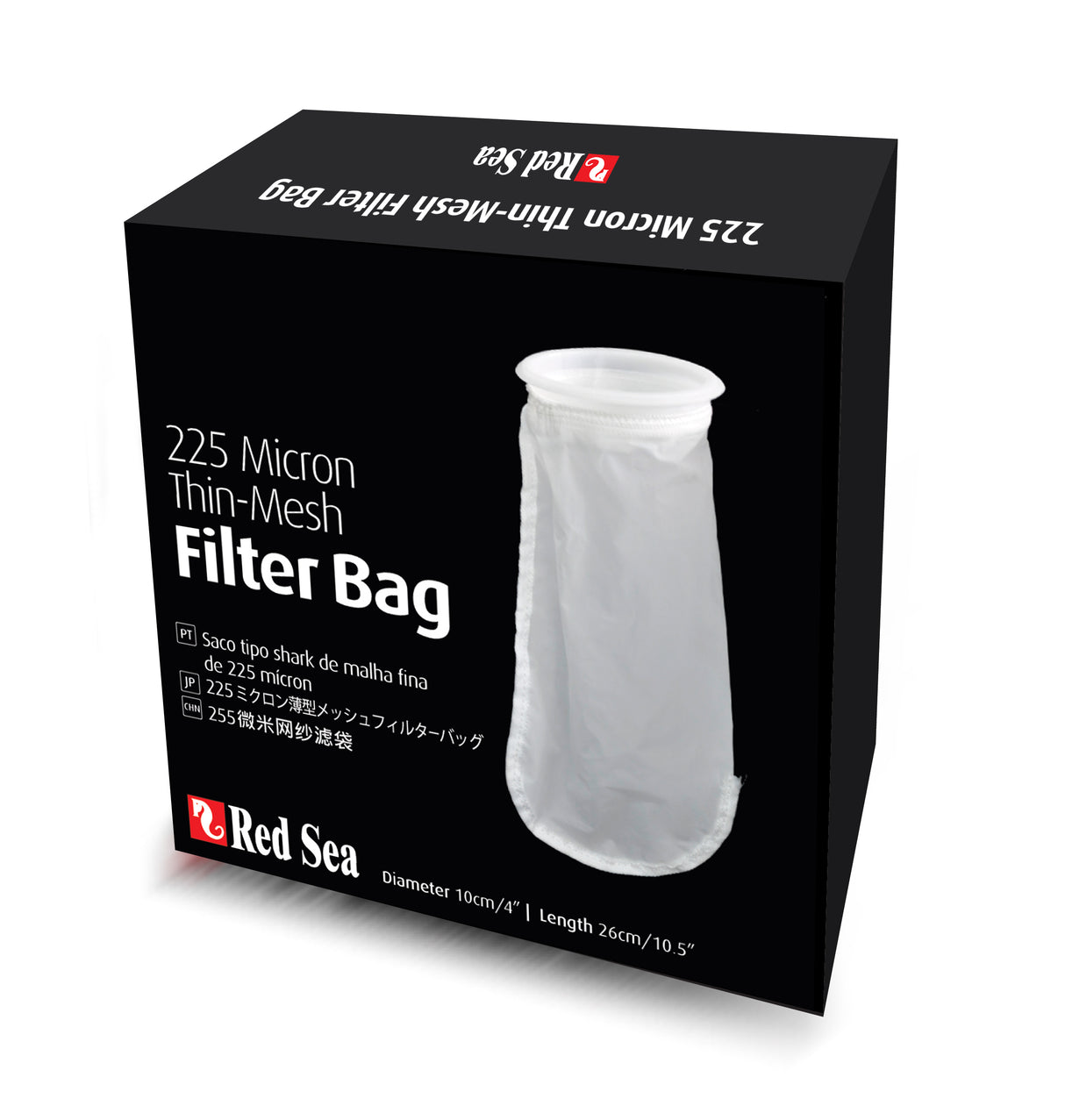 225 micron Thin-mesh filter bag - 4"x10.5"