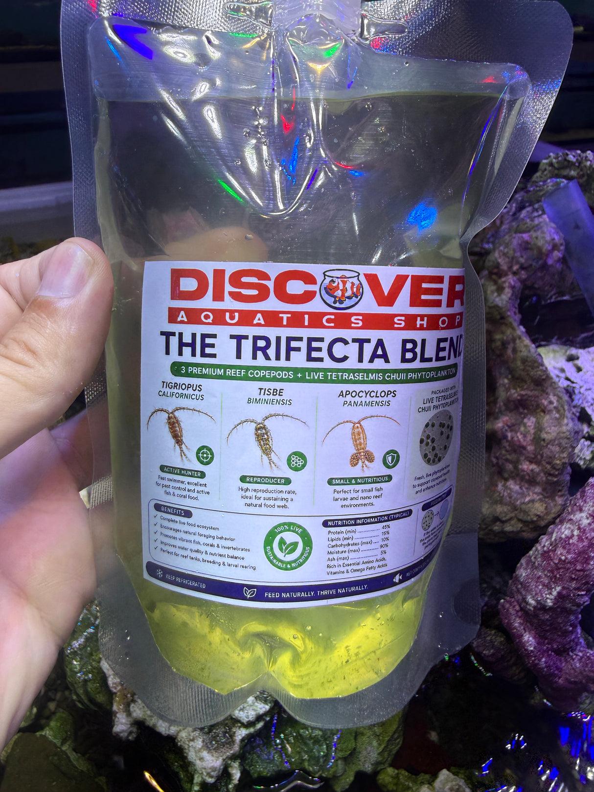 Trifecta blend 3 copepod mix